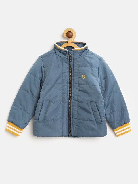 

Allen Solly Junior Boys Blue Solid Padded Jacket