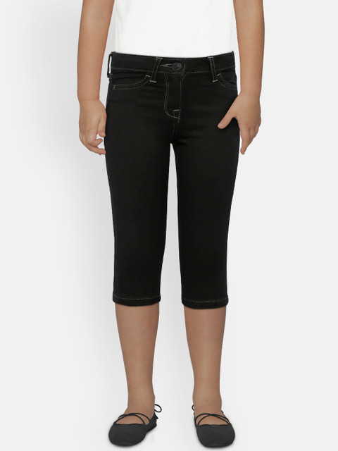 

Allen Solly Junior Girls Black Jegging Fit Mid-Rise Clean Look Stretchable Jeans
