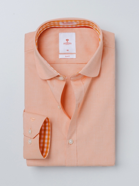 

INVICTUS Orange Slim Fit Formal Shirt