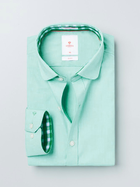 

INVICTUS Green Slim Fit Formal Shirt