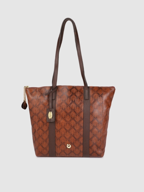 

Holii Tan Brown Textured Leather Shoulder Bag