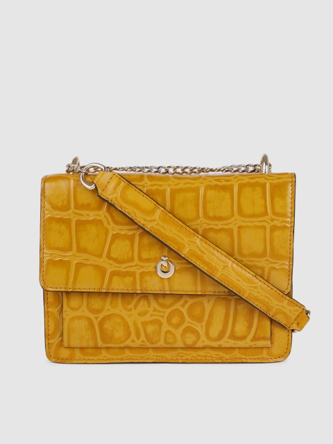 

Holii Yellow Animal Textured Sling Bag