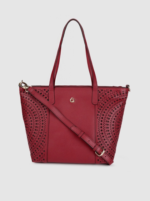 

Holii Red Textured Leather Shoulder Bag
