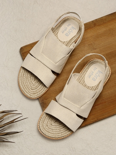 

Kora Collection Off-white Unbleached Sustainable Sandals