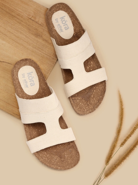 

Kora Collection Off-white Unbleached Sustainable Sandals