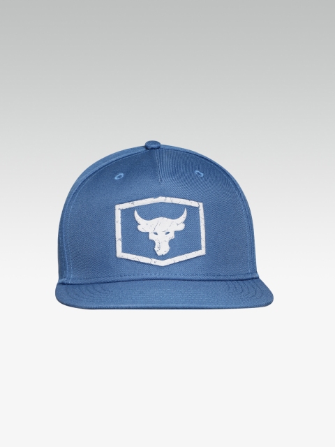 

UNDER ARMOUR Men Blue Printed Project Rock Strength Flat Brim Snapback Cap