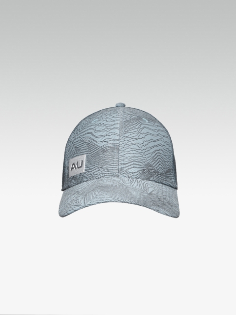 

UNDER ARMOUR Men Blue & Black Blitzing Trucker 3.0 Printed Snapback Cap