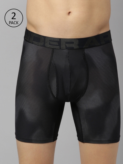 

UNDER ARMOUR Men Pack of 2 Black Printed Trunks 1327416