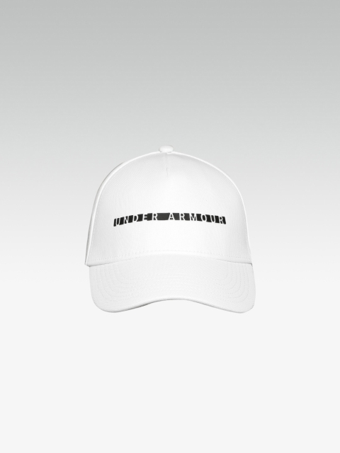 

UNDER ARMOUR Women White Solid Motivator Baseball Cap with Printed Detail