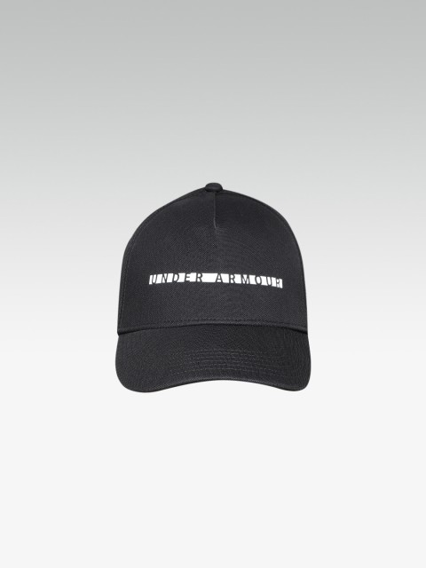 

UNDER ARMOUR Women Black Solid Motivator Baseball Cap with Printed Detail