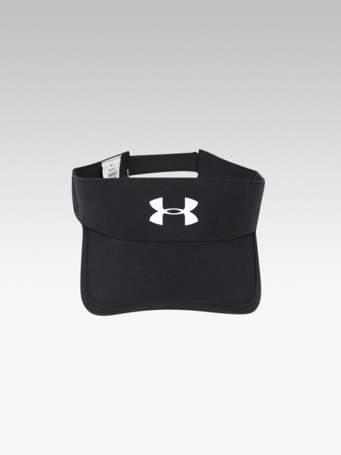 

UNDER ARMOUR Men Black Brand Logo Shadow 4.0 Running Visor Cap