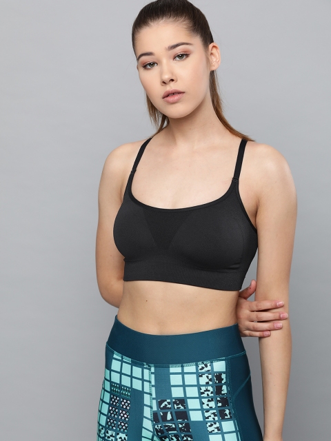 

UNDER ARMOUR Black Vanish Seamless Essentials Sports Bra 1346685-001