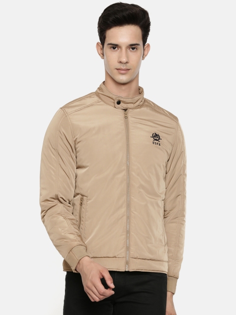 

U.S. Polo Assn. Men Khaki Solid Jacket
