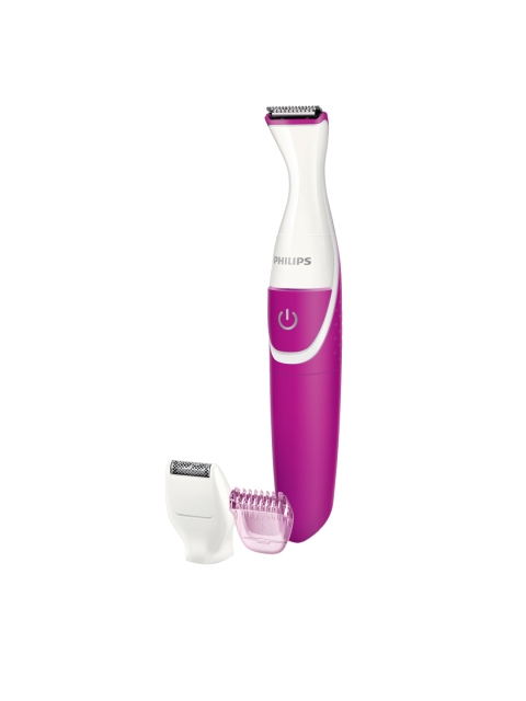 

Philips BRT382/15 Bikini Trimmer for pain-free hair removal in sensitive areas at home, Pink