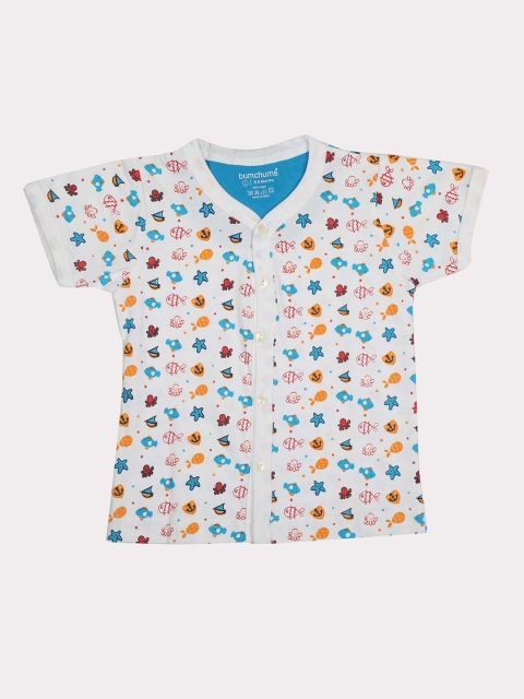 

Bumchums Infant Assorted Printed Round Neck Jhabla