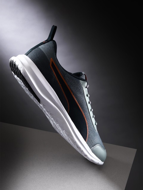 

Puma Men Grey & Blue Omega Idp Tradewinds Running Shoes