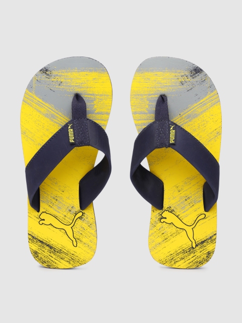 

Puma Unisex Blue Printed Truimph GU X IDP Thong Flip-Flops
