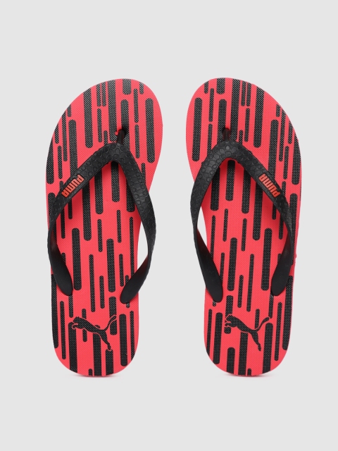 

Puma Unisex Black Textured Thong Flip-Flops