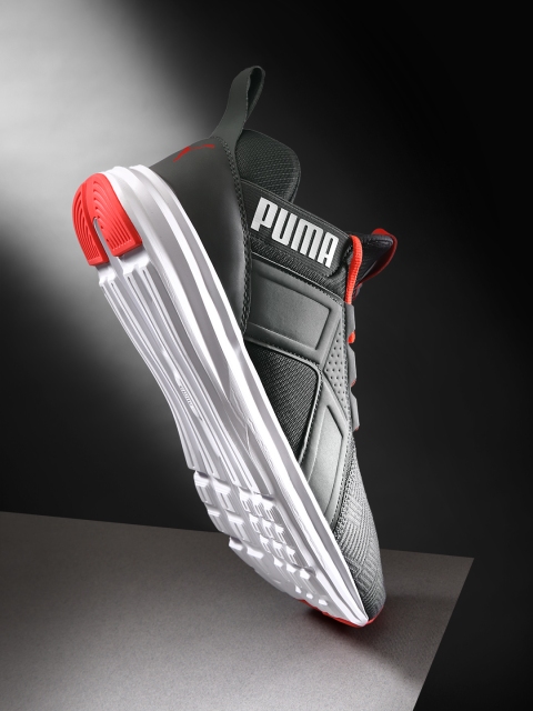 

Puma Men Grey Enzo Geo Running Shoes