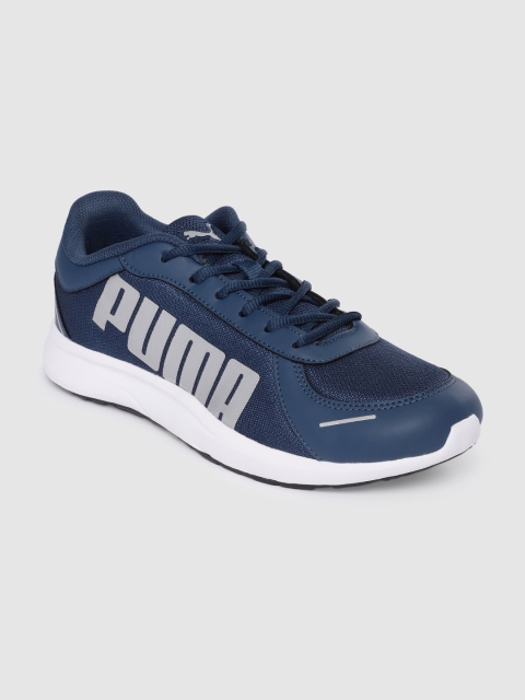 

Puma Men Navy Blue Silver Seawalk Running Shoes