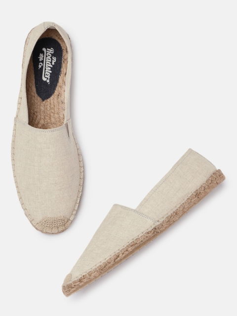 

Roadster Men Beige Slip-On Espadrilles