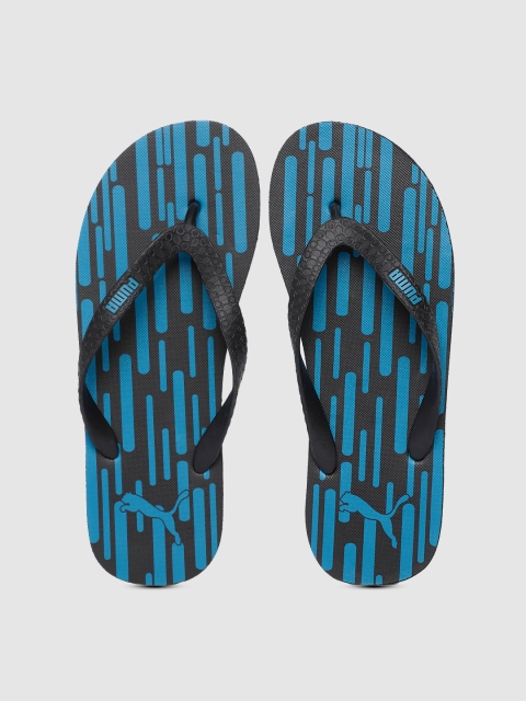 

Puma Unisex Black Textured Thong Flip-Flops