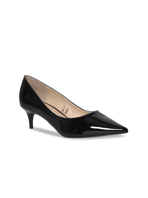 

Stride Women Black Solid Pumps
