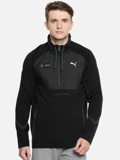 

PUMA Motorsport Men Black Solid MAPM RCT EVOKNIT MIDLAYER Motorsports Sweatshirt