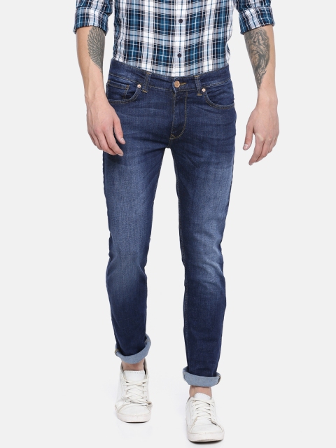 

SPYKAR Men Blue Rover Slim Fit Low-Rise Clean Look Stretchable Jeans