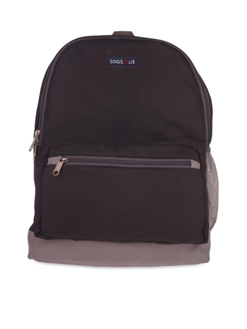 

Bags.R.us Unisex Black & Grey Backpack