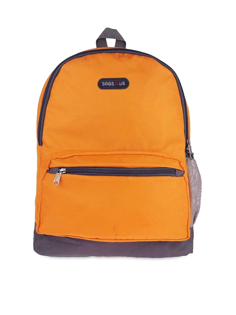 

Bags.R.us Unisex Orange & Grey Backpack