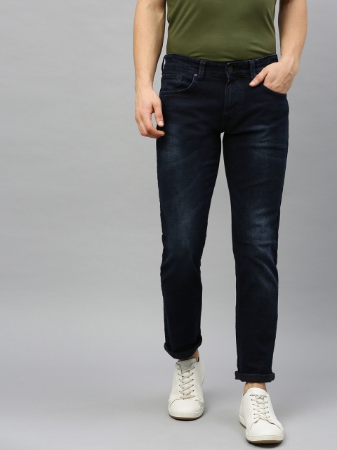 

SPYKAR Men Blue Straight Fit Low-Rise Clean Look Jeans