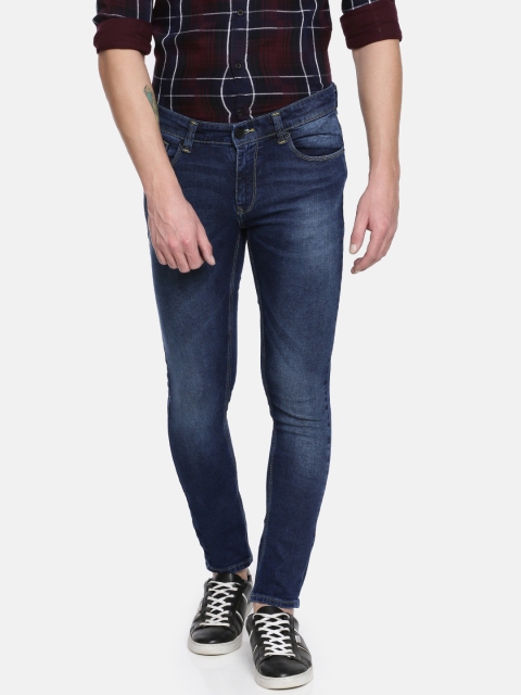 

SPYKAR Men Blue Super Skinny Fit Low-Rise Clean Look Stretchable Jeans