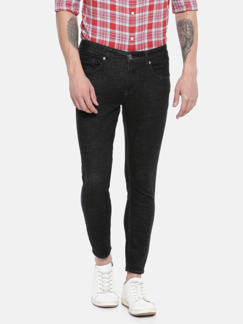 

SPYKAR Men Black Slim Tapered Fit Low-Rise Clean Look Stretchable Jeans