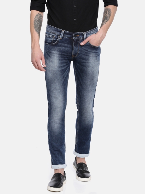 

SPYKAR Men Blue Ultra Slim Skinny Fit Low-Rise Clean Look Stretchable Jeans