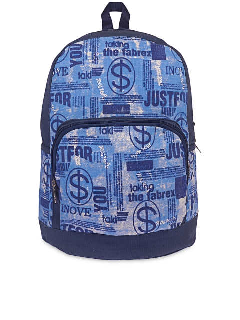 

Bags.R.us Unisex Navy Printed Backpack, Navy blue