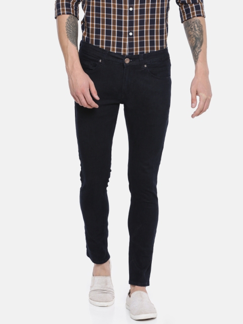 

SPYKAR Men Blue Super Skinny Fit Low-Rise Clean Look Stretchable Jeans