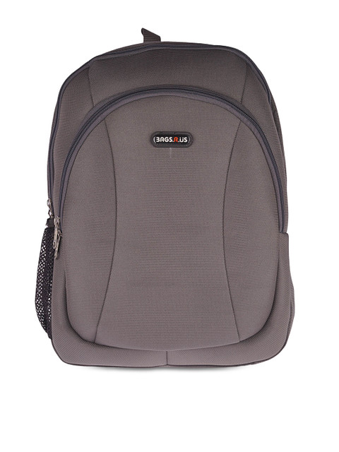 

Bagsrus Unisex Grey Laptop Backpack