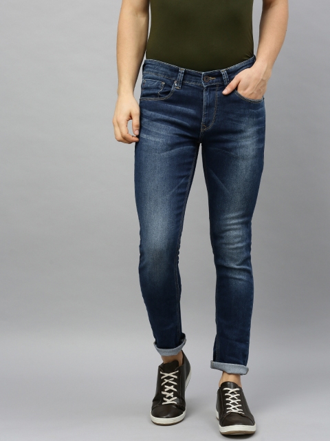 

SPYKAR Men Blue Straight Fit Low-Rise Clean Look Jeans