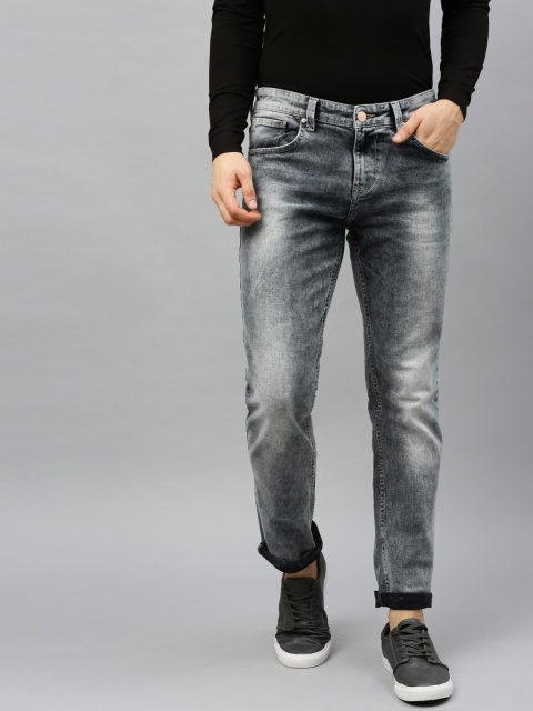 

SPYKAR Men Grey Straight Fit Low-Rise Clean Look Jeans