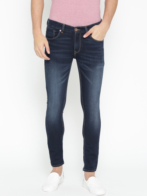 

SPYKAR Men Navy Blue Super Skinny Fit Jeans