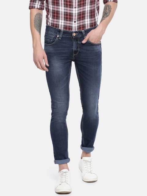 

SPYKAR Men Blue Super Skinny Fit Low-Rise Clean Look Stretchable Jeans