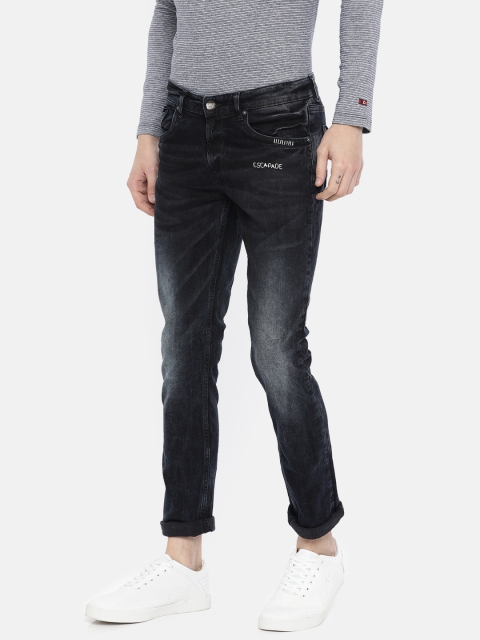 

SPYKAR Men Black Skinny Fit Low-Rise Clean Look Stretchable Jeans