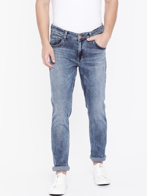 

SPYKAR Men Blue Super Skinny Fit Low-Rise Clean Look Stretchable Jeans