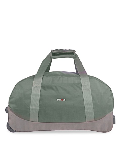 

Bags.R.us Unisex Green & Grey 34L Duffel Trolley Bag