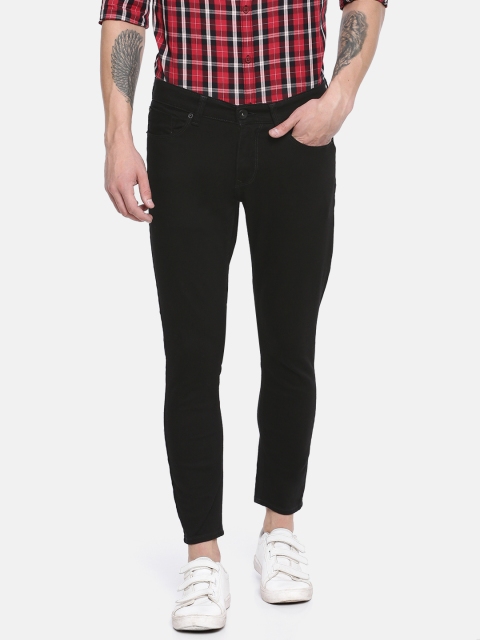 

SPYKAR Men Black Kano Slim Fit Low-Rise Clean Look Stretchable Jeans