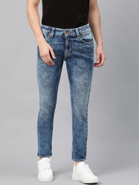 

SPYKAR Men Blue Kano Slim Fit Acid-Wash Low-Rise Clean Look Jeans