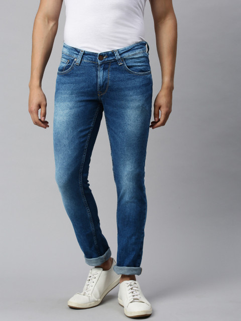 

SPYKAR Men Blue Skinny Fit Low-Rise Clean Look Jeans