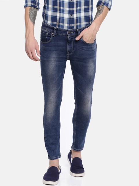 

SPYKAR Men Kano Blue Slim Fit Low-Rise Clean Look Stretchable Jeans