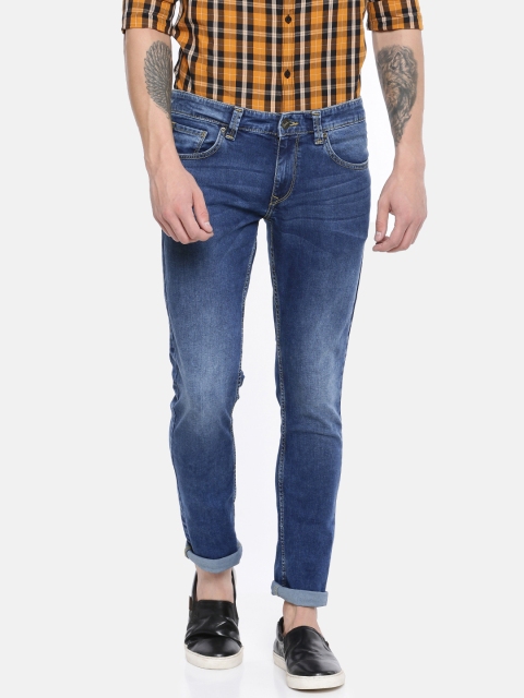 

SPYKAR Men Blue Skinny Fit Low-Rise Clean Look Stretchable Jeans